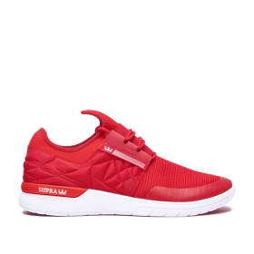 Pánské Tenisky Supra FLOW RUN EVO Červené/Bílé | CZ-51553